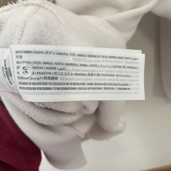 Abercrombie & Fitch San Francisco 49ers Graphic Oversized Crewneck Sweatshirt S - Picture 11 of 12